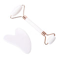 PulseEase Gua Sha and Jade Roller facial massage set