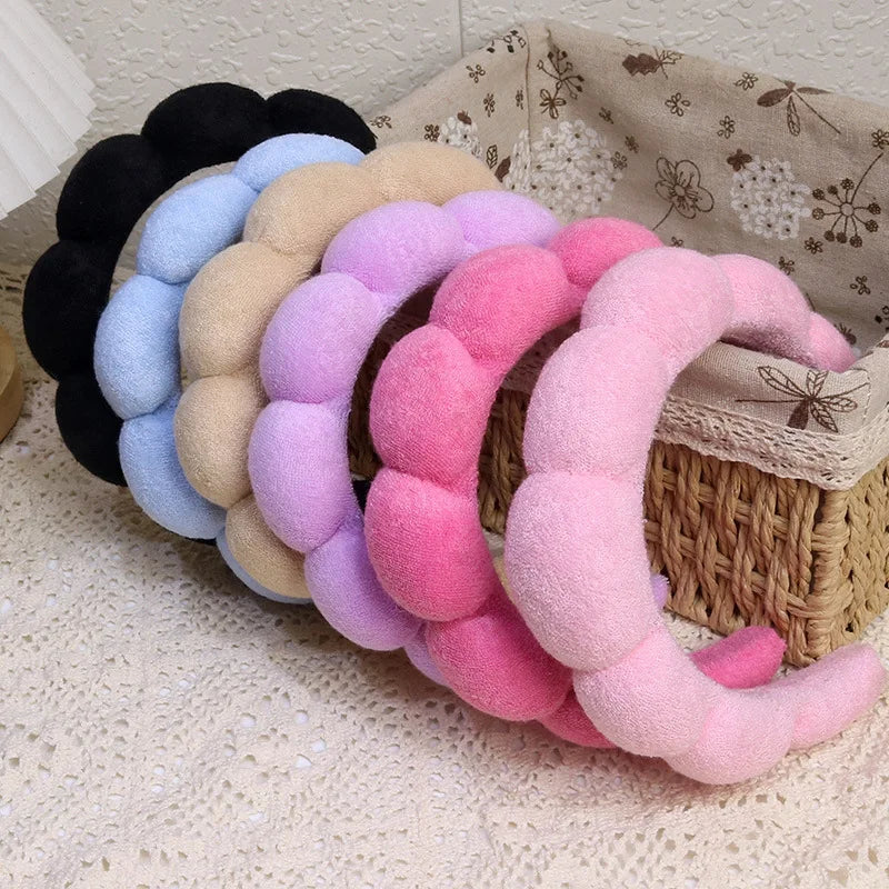 PulseEase Spa Headband for skincare and makeup