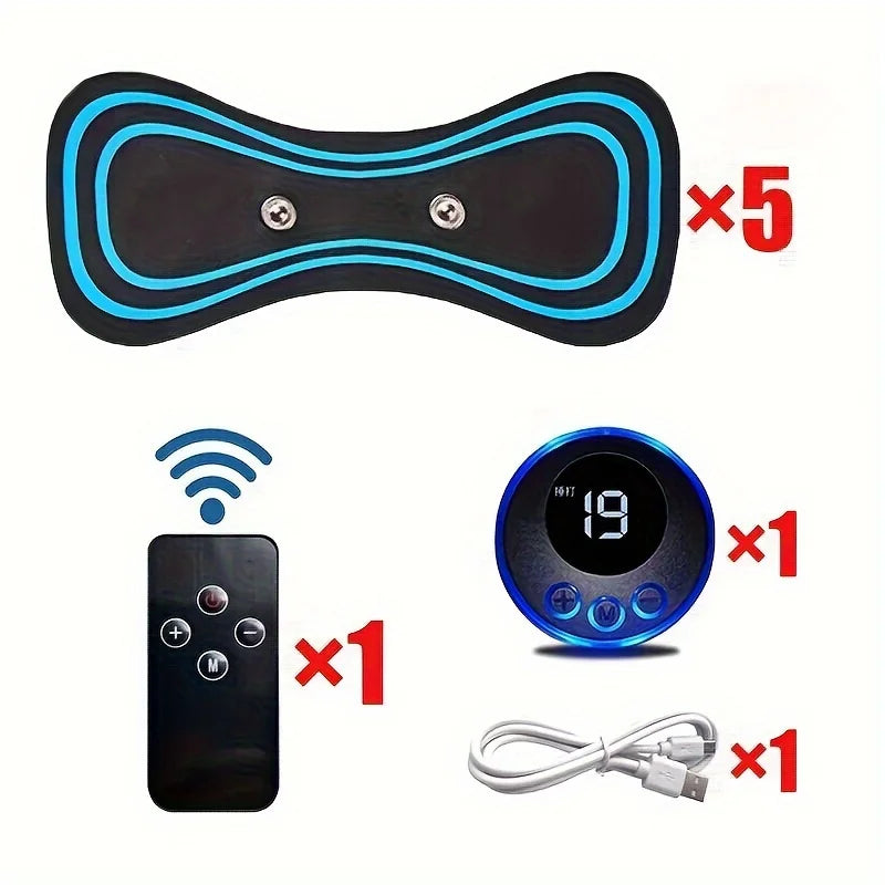 PulseEase EMS massager rechargeable