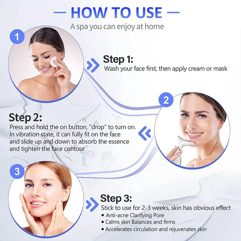 PulseEase Glow LED light therapy modes